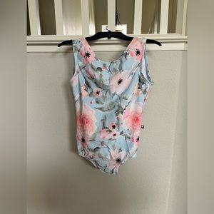 medium low back water color leotard LUCKY LEO